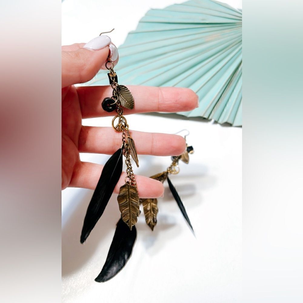 Boho statement earrings S72